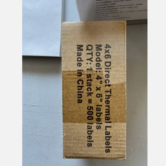 NWT TORDORDAY USB Thermal Label Printer 4x6inch - Picture 3 of 10